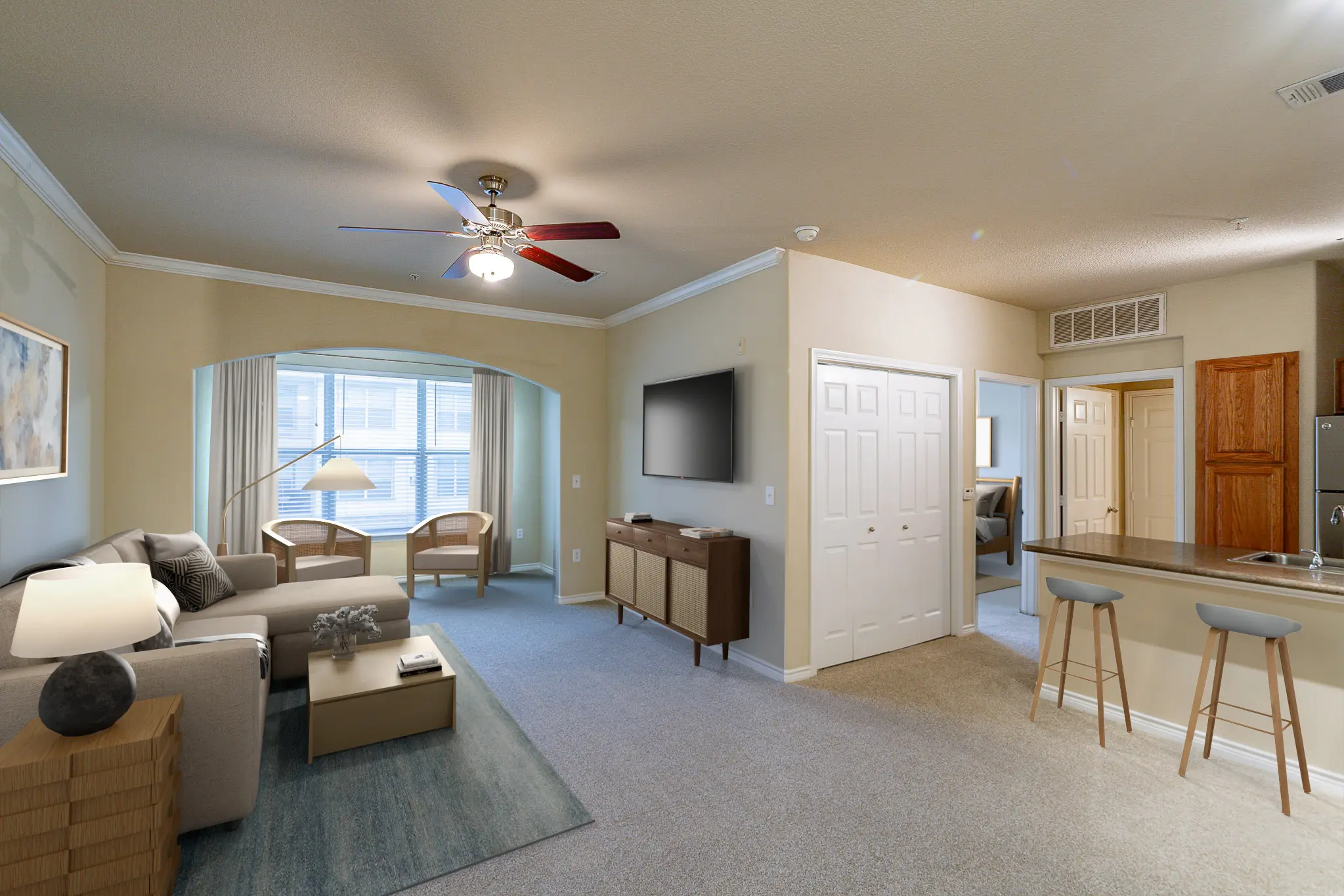 Living Room Staging - After